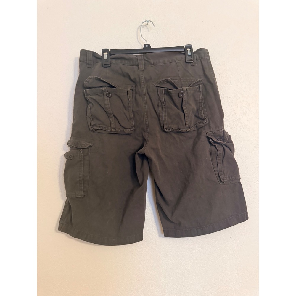 Akuma Mens Cargo Shorts 32 Dark Cotton Utility Rugged - Picture 3 of 3